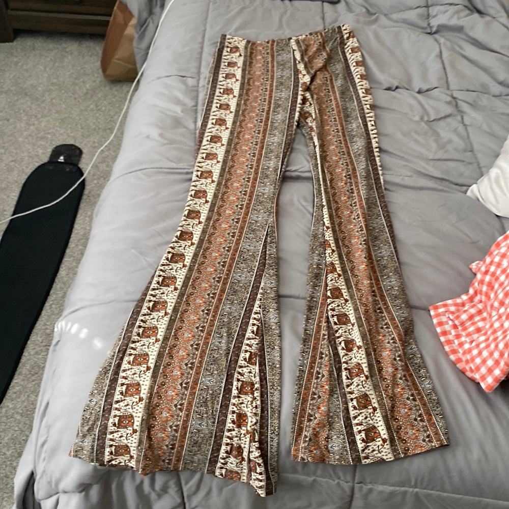 Wide leg hippie pants
